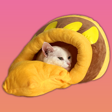 Honigtopf: Katzenbett mit extra weichem Honigkissen!