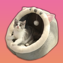 Spielhöhle: Katzenbett mit Katzenohren