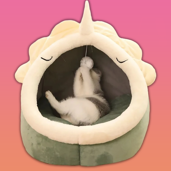 Spielhöhle: Katzenbett im Einhorn Stil